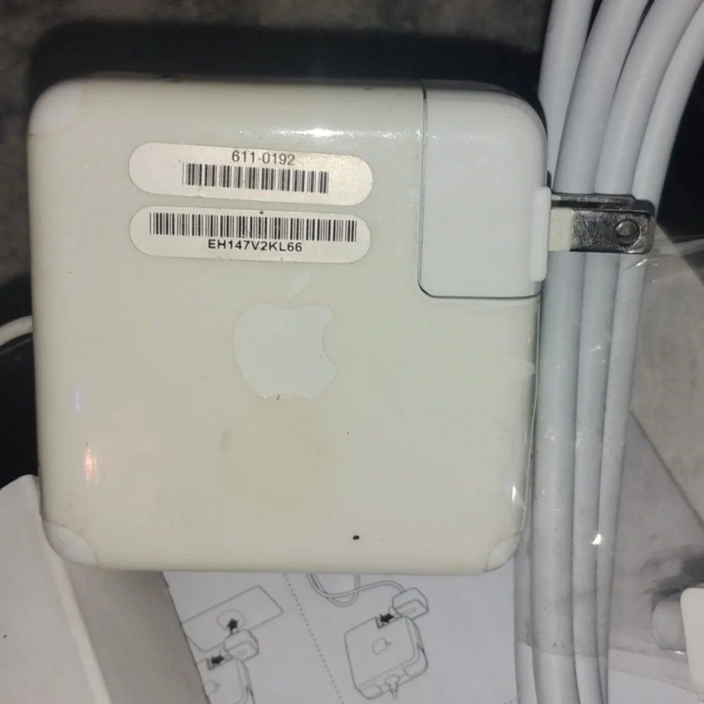 Apple White Laptop Charger